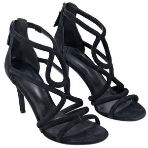 Sandro suede strappy heels size 8